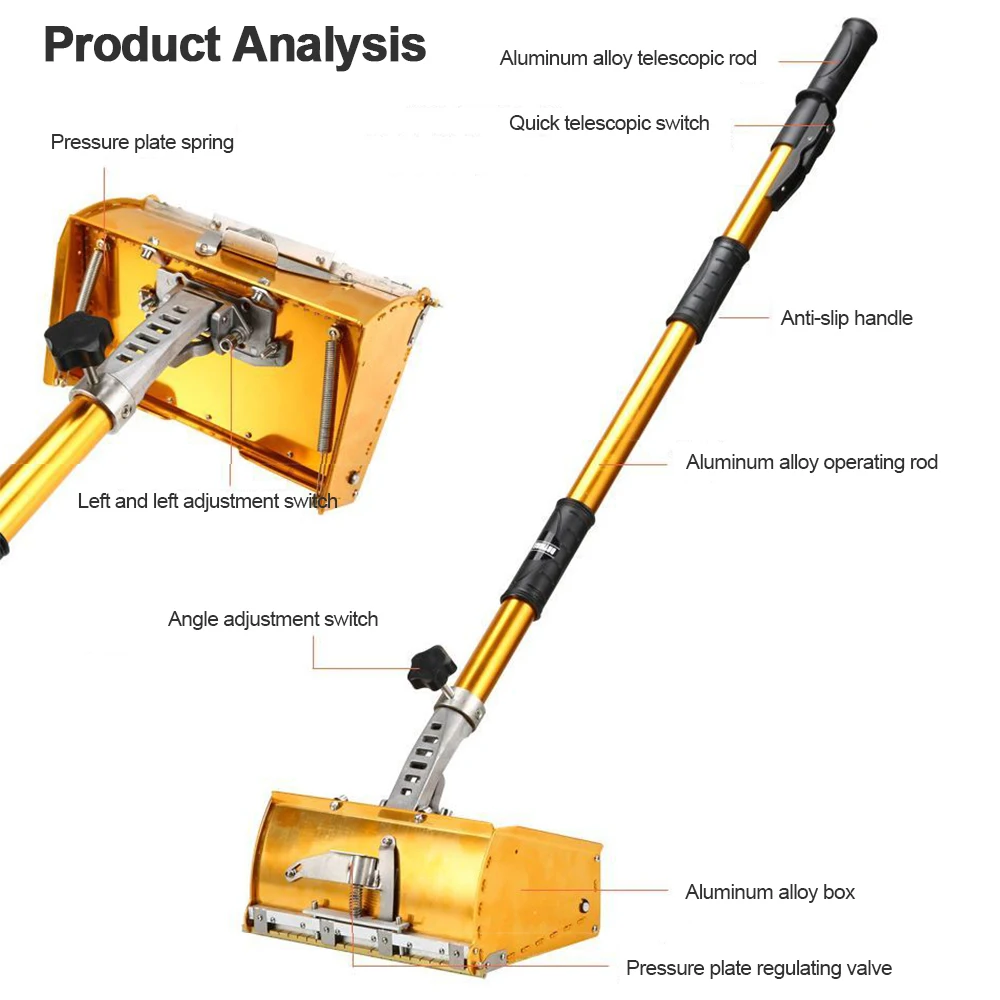 Caja raspadora de masilla, raspador de pared, raspador de barro de pared, paleta duradera, herramienta de enyesado, cuchillo de enyesado para construcción y renovación