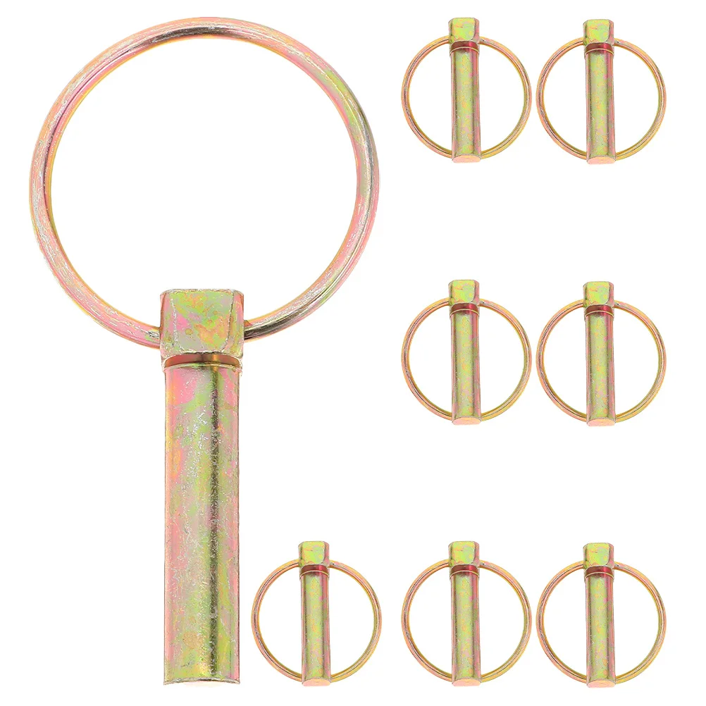 

8Pcs Trailer Hitch Locking Pins Heavy Duty Safety Pin Set Quick Install Secure Lock for Trucks Tractors Lawn Mower Trailers