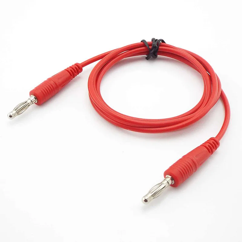 4mm Banana Plug to Banana Plug dual end test lead cord cable for Multimeter Testing Cable Wire Kit Conductive Metal