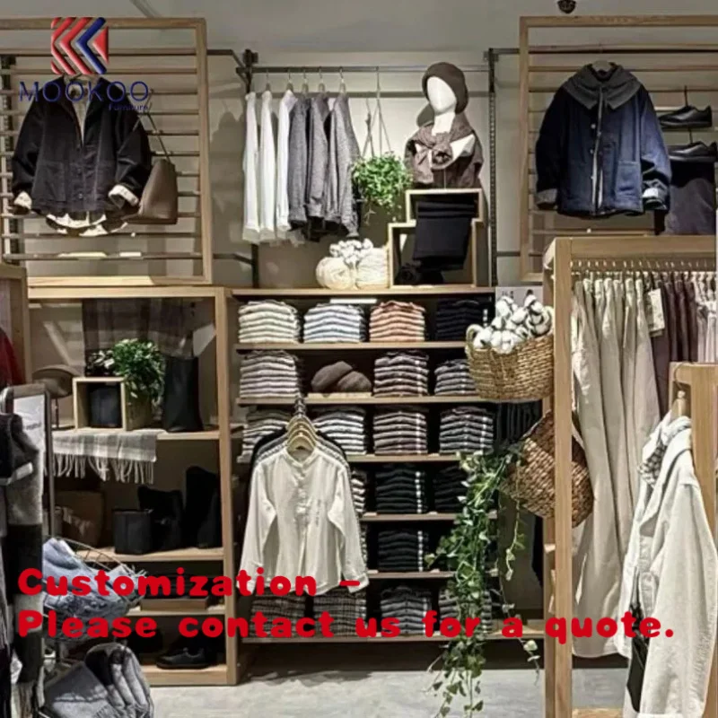 

custom.Wooden Furniture Clothing Display Cabinet