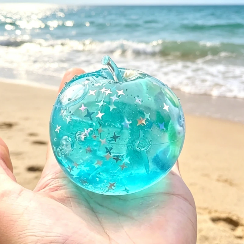 Squishy Ocean Shell Mochi Anti Stress Fidget Toy Ocean Apple Maltose Squeeze Toy Slow Rebound Decompression Toy for Friedn Gift