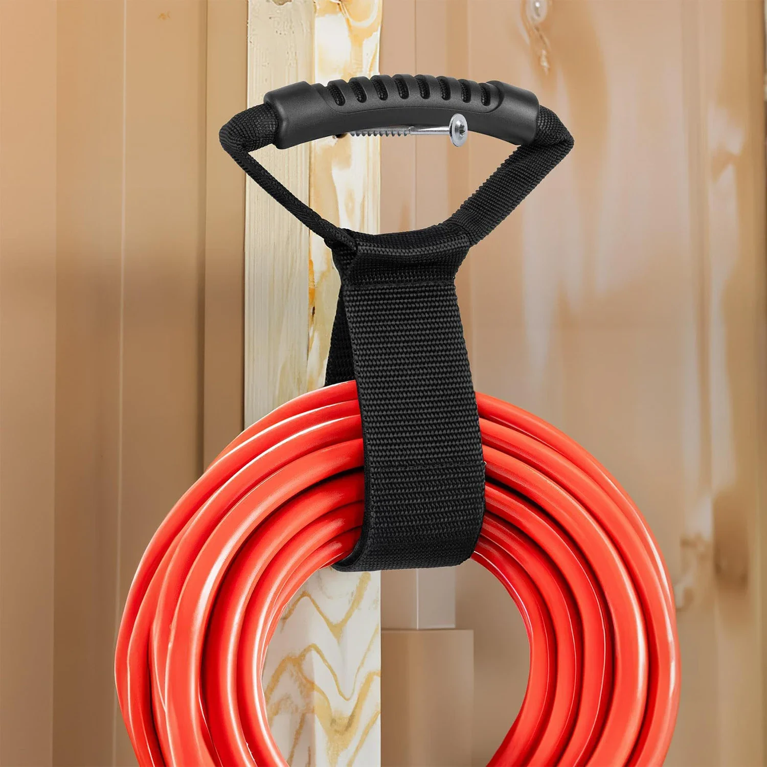 Extension Cord Organizer Holder with handle Wire Manager Power Cord Management Nylon Heavy Cord Storage Straps for Cables Hoses