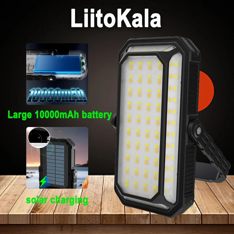 Liitokala XY-008 أضواء التخييم في الهواء الطلق ذات العمر الطويل للغاية وقابلة لإعادة الشحن بالطاقة الشمسية #2