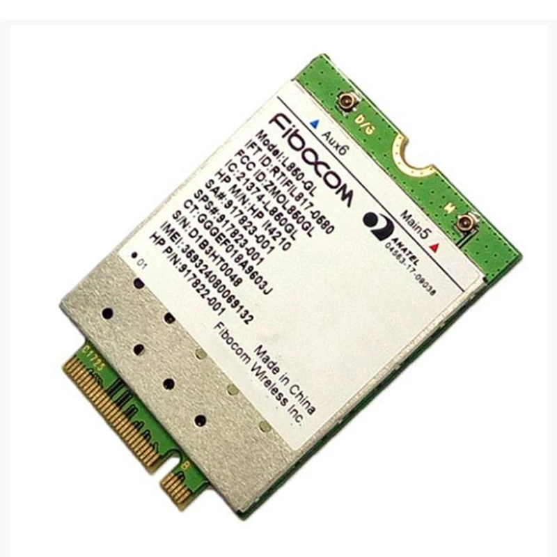 L850- LT4210 FDD-LTE TDD-LTE 4G Card 4G Module :917823-001/002 for 430 440 450 G5 Notebook-A13G