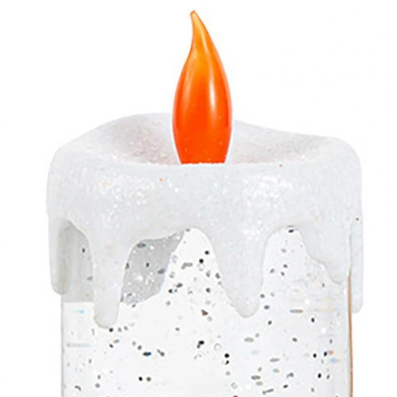 Candles Festive Flameless Led Christmas Candles for Holiday Decor Santa Claus for Christmas-ABFB