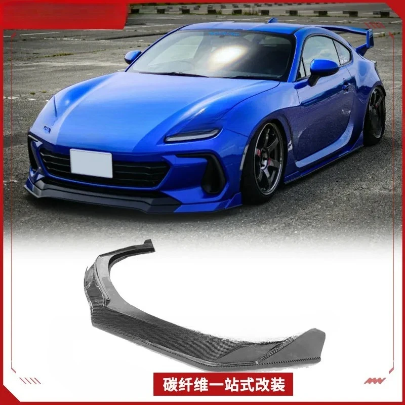 For Subaru BRZ ZD8 Carbon Fiber RS Front Lip Front Shovel Head Lip Chin Head Shovel Modification Premium