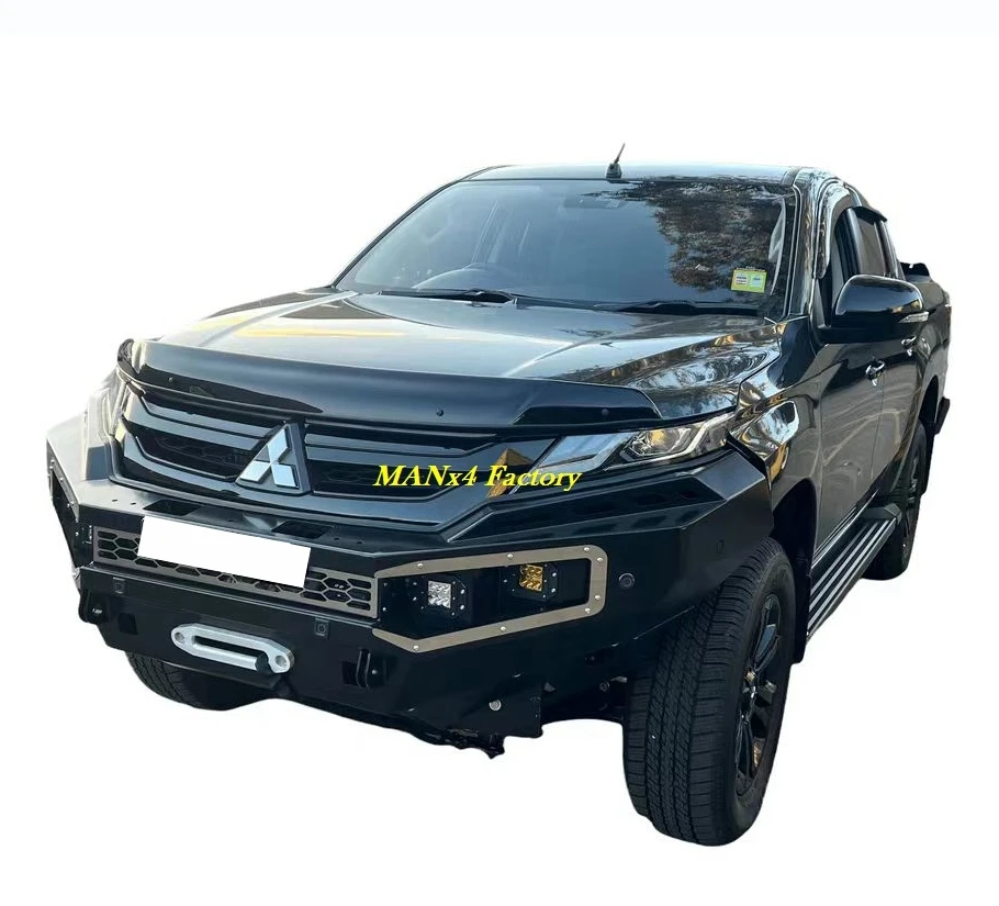 

Deluxe 4x4 Steel Front Bumper Bull Bar Nudge Bar for Triton L200 MR 18-22