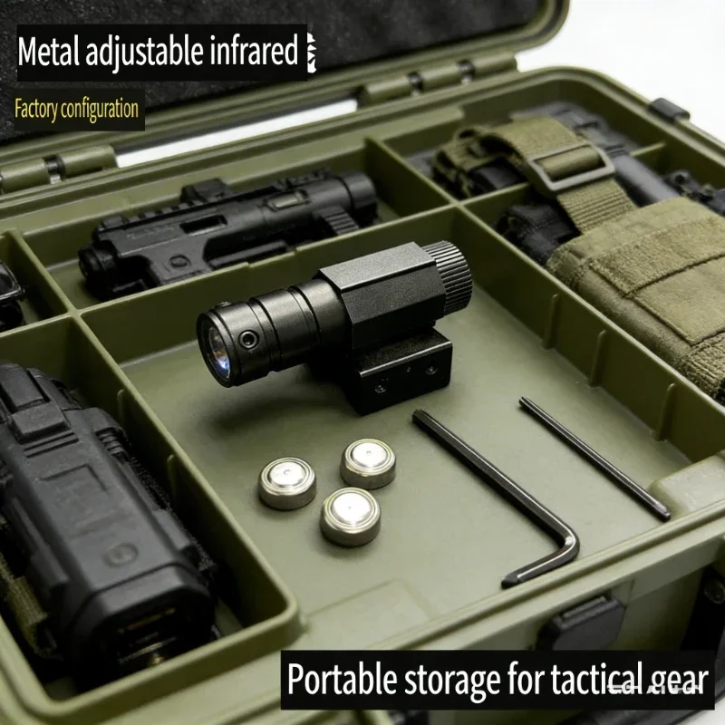 

805 Red Laser Sight Mini Red Dot Pointer, Adjustable, 11mm/20mm Universal Rail, Rifle Pistol Hunting Sight Tool