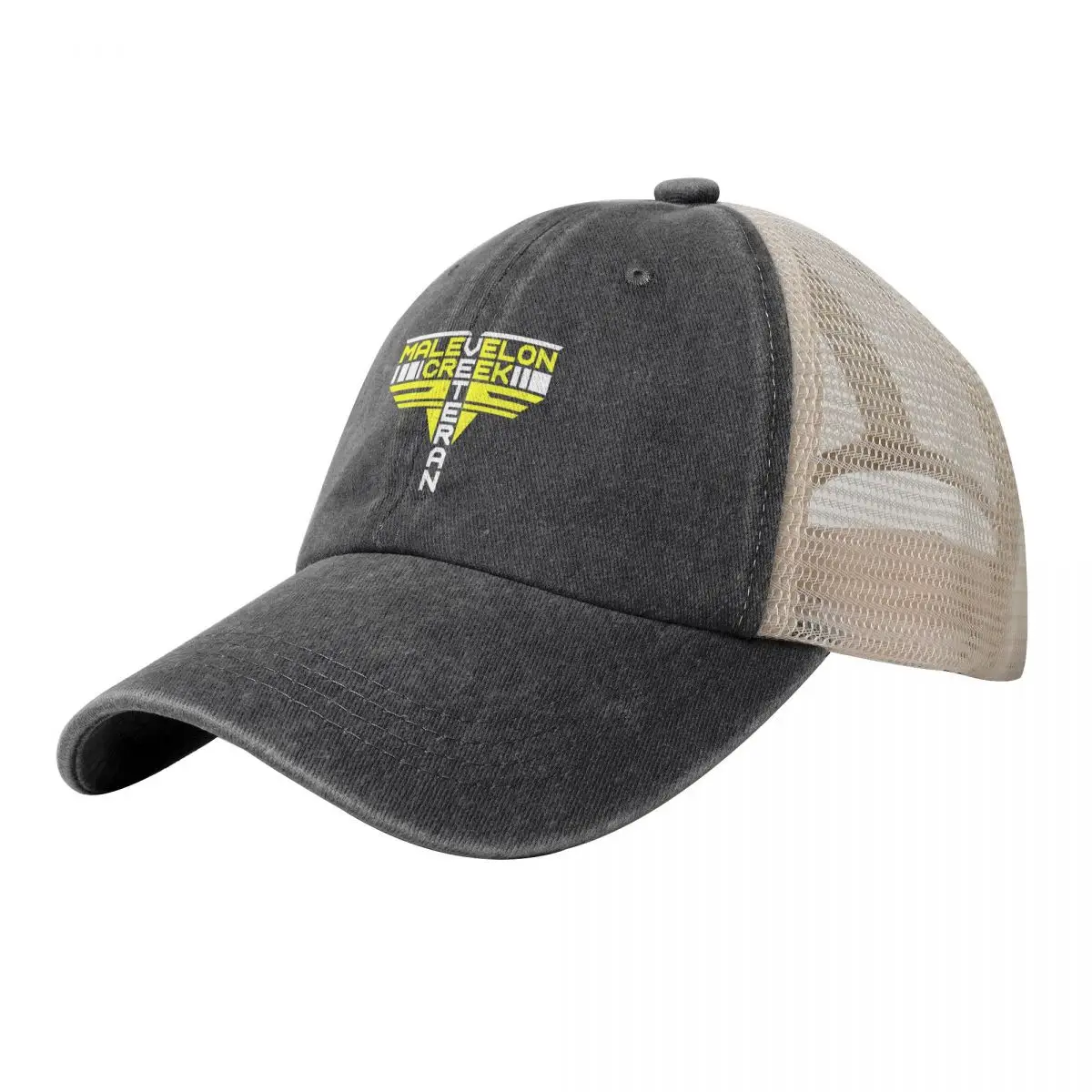 Fashion Unisex Malevelon Creek Veteran Cowboy Mesh Baseball Cap