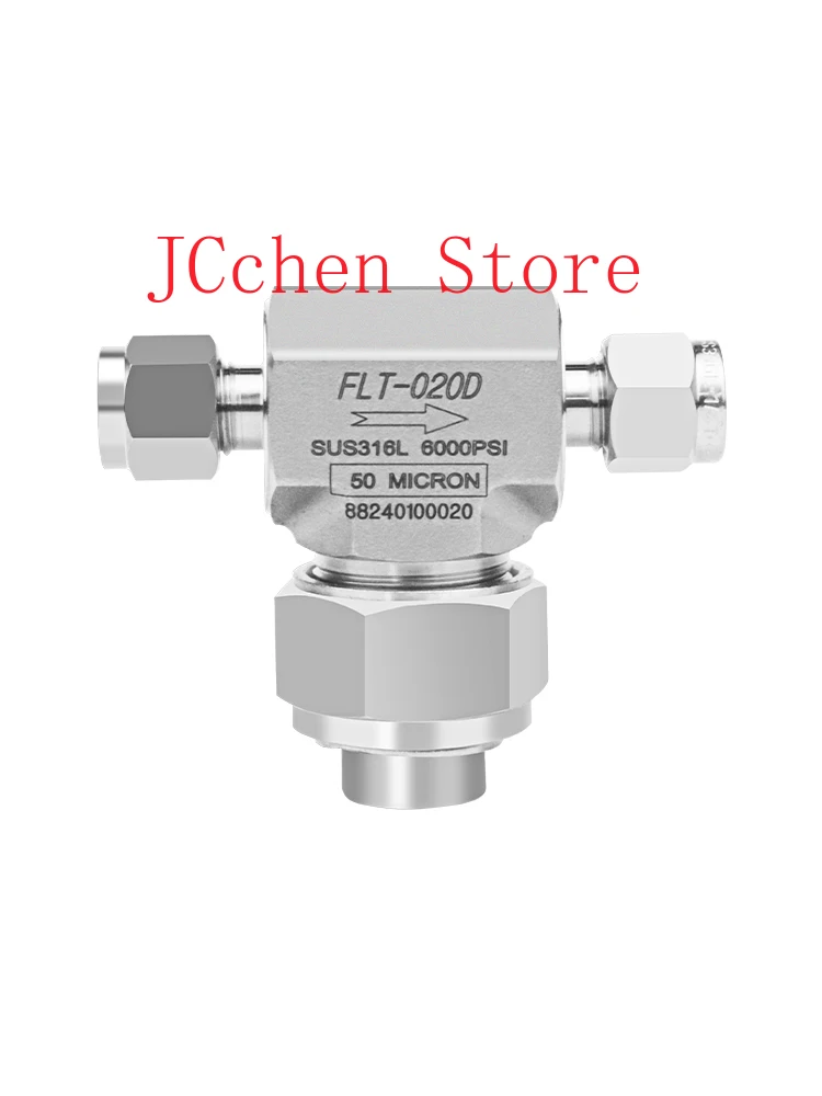 

3 6 8 10 12 Mm 1/8" 1/4" 3/8" 1/2" Tube OD Compression Union T 316L Stainless Steell Filter Valve Lab Nitrogen Hydrogen Pure Gas