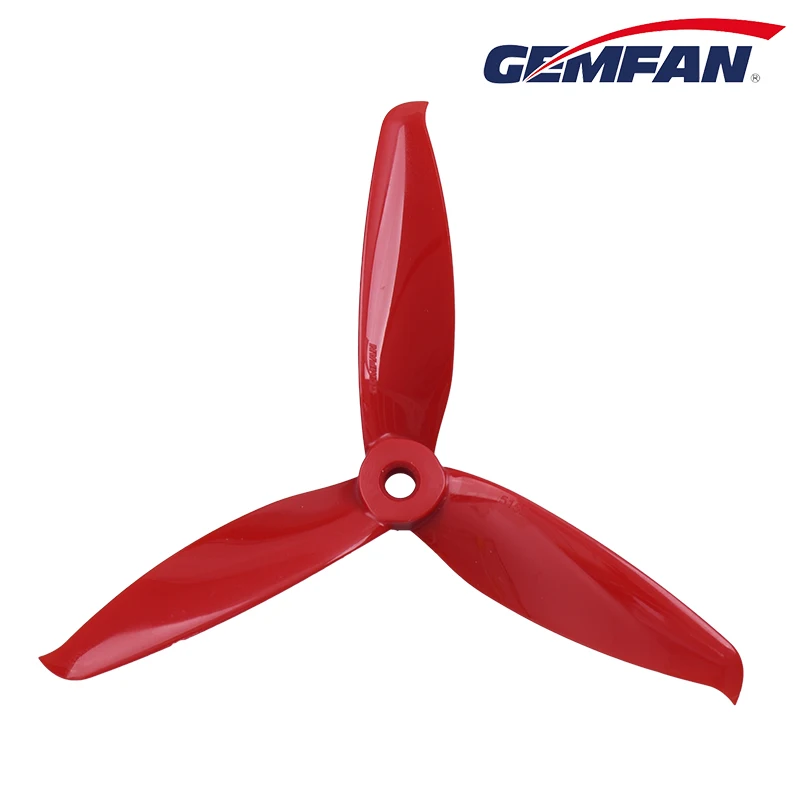 2 pair 7-colors Gemfan 5152 5.1x5.2 FPV PC 3-propeller Prop Blade CW CCW shaft through the machine more special motor 2206