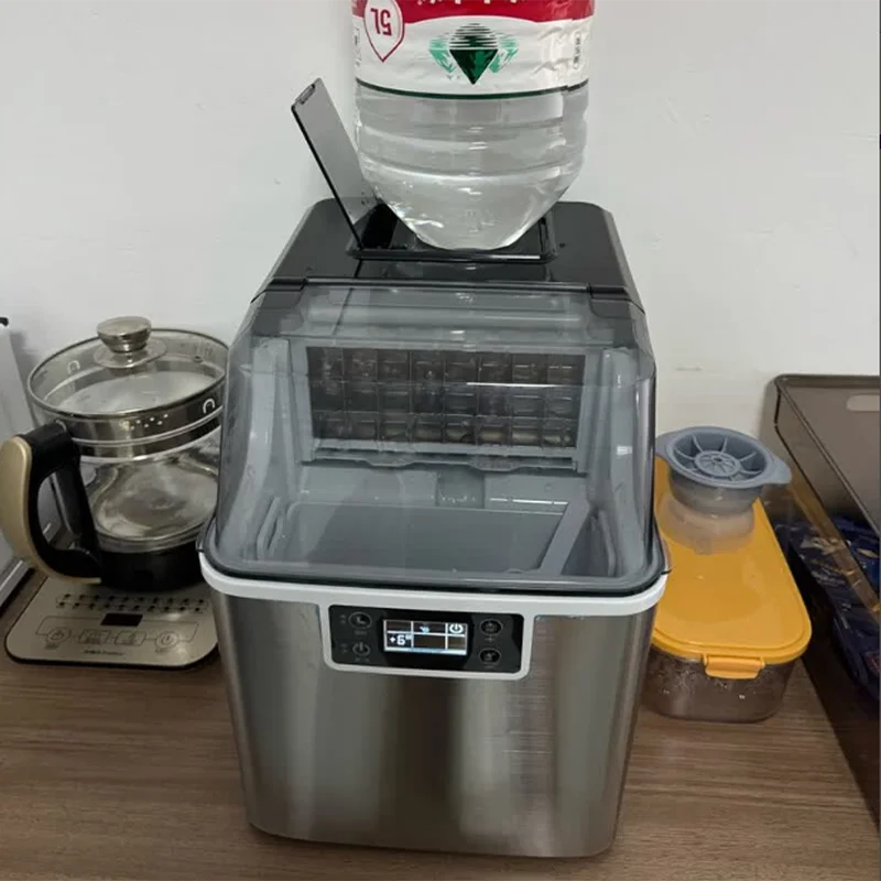 High-Performance Portable Automatic Block Ice Cube Making Countertop Ice Machines for Commercial Home Ice Maker Machine