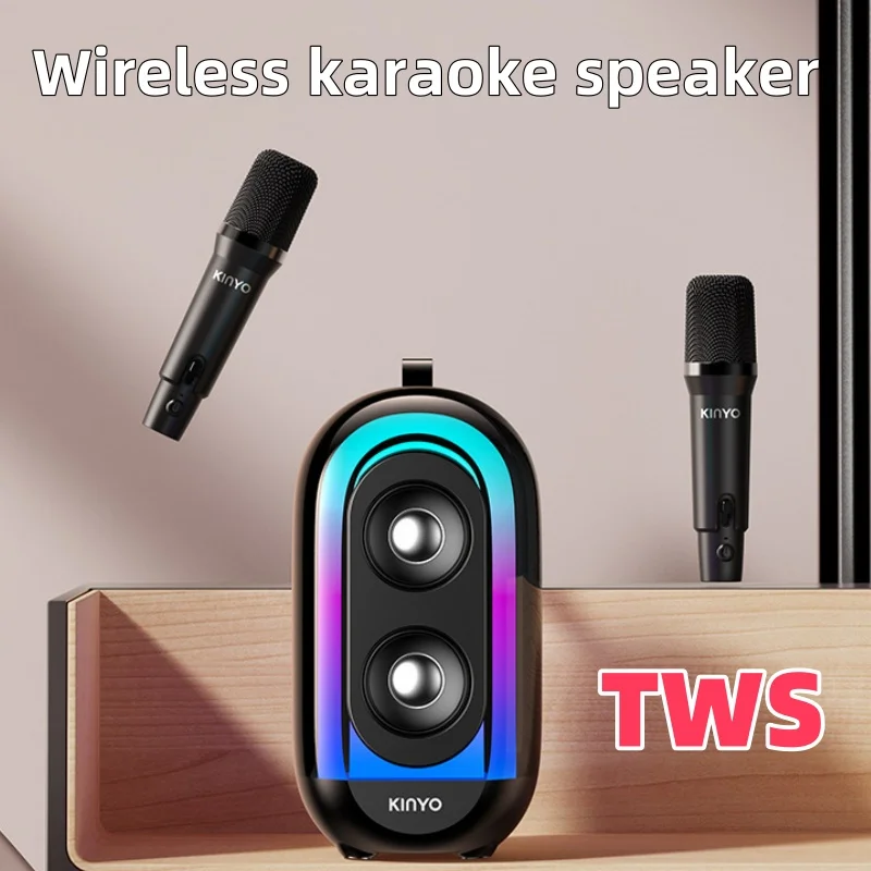 Wireless Karaoke Caixa De Som Bluetooth Speakers Microphone Portable Stereo Subwoofer TWS House Party Outdoor Camping Boom Box