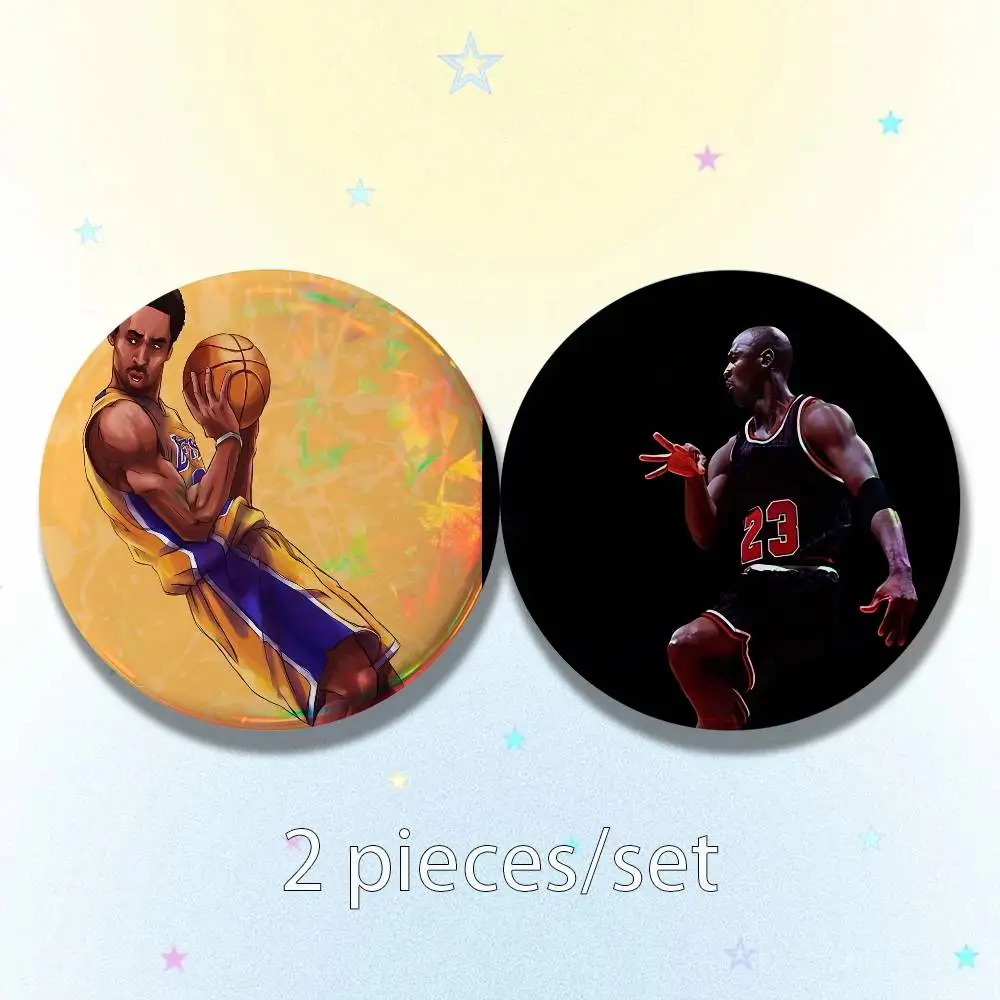 New No. 23 Jersey 25/32/44/58/75mm Badges Button Round Creative Pin Brooch Badge Bag Decor Accessories