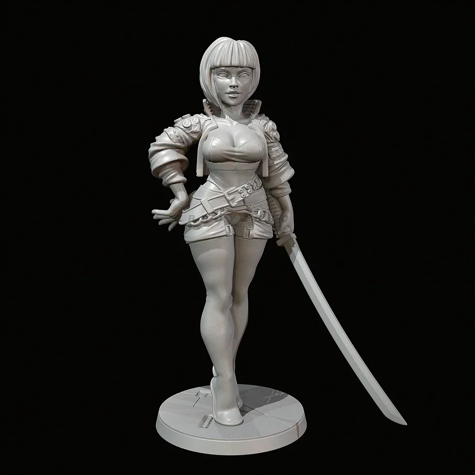 The height of man 38mm 50mm Resin model kits figure beauty colorless and self-assembled 3D Printing TD-7032/3D