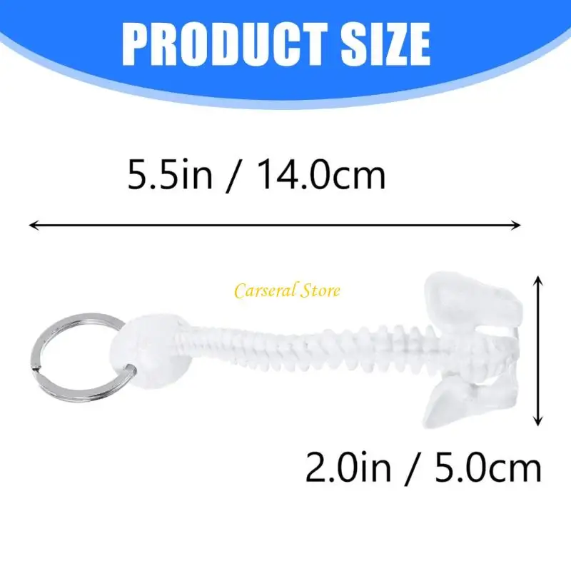 M4YF مصغرة في سلسلة مفاتيح الهيكل العظمي للعمود الفقري البشري لتدريس المساعدات التشريحية الزخرفية النموذج التشريحي مفتاح السيارة