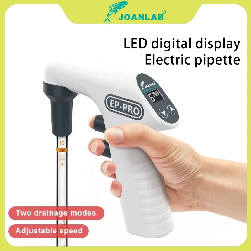 JOANLAB Electric Pipette Controller Large Volume Automatic Pipette Laboratory Equipment Electronic Pipette Pump 110v To 220v