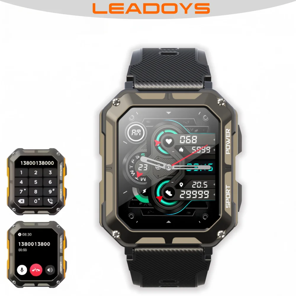 

LEADOYS C20proSports smartwatch waterproof military grade outdoor smartwatch waterproof men and women fashionable outdoor hiking