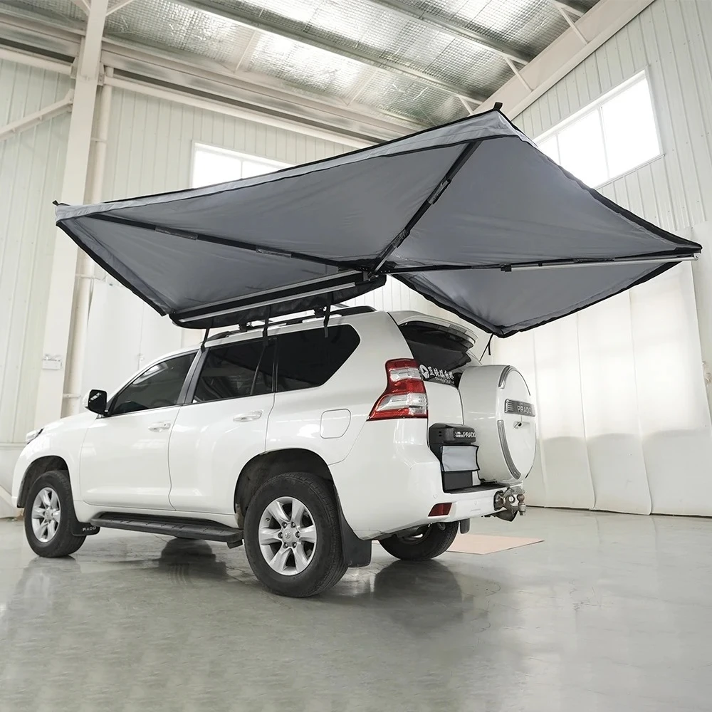 

Sunday Campers Outdoor Portable Folding Retractable Waterproof 270 Degree Freestand Foxing Awning for Car Camping Tent