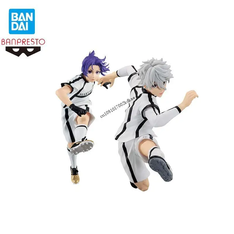 En Stock Bandai Banpresto Original BLUE LOCK Mikage Reo Nagi Seishiro figura coleccionar adornos escritorio personajes de Anime regalo