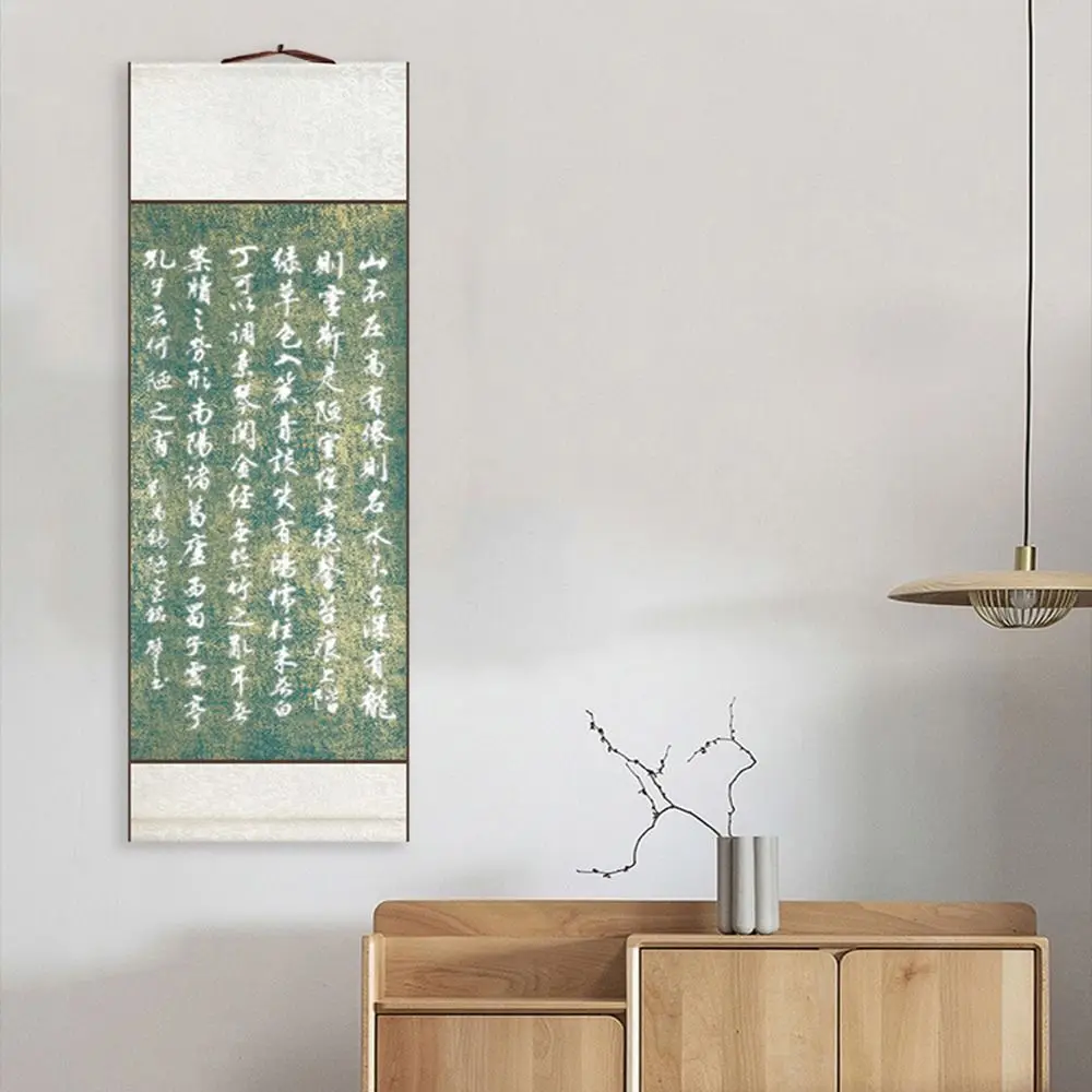 Painting Drawing Paper Gilded Rice Paper Scroll Self-made Gifts Chinese Style Blank Hanging Batik Scroll Hand-rolled S/M/L