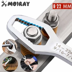 8-22mm Universal Torx Wrench Board Adjustable Double-head Torx Spanner Self-tightening Glasses Wrench Multi-purpose Hand Tool