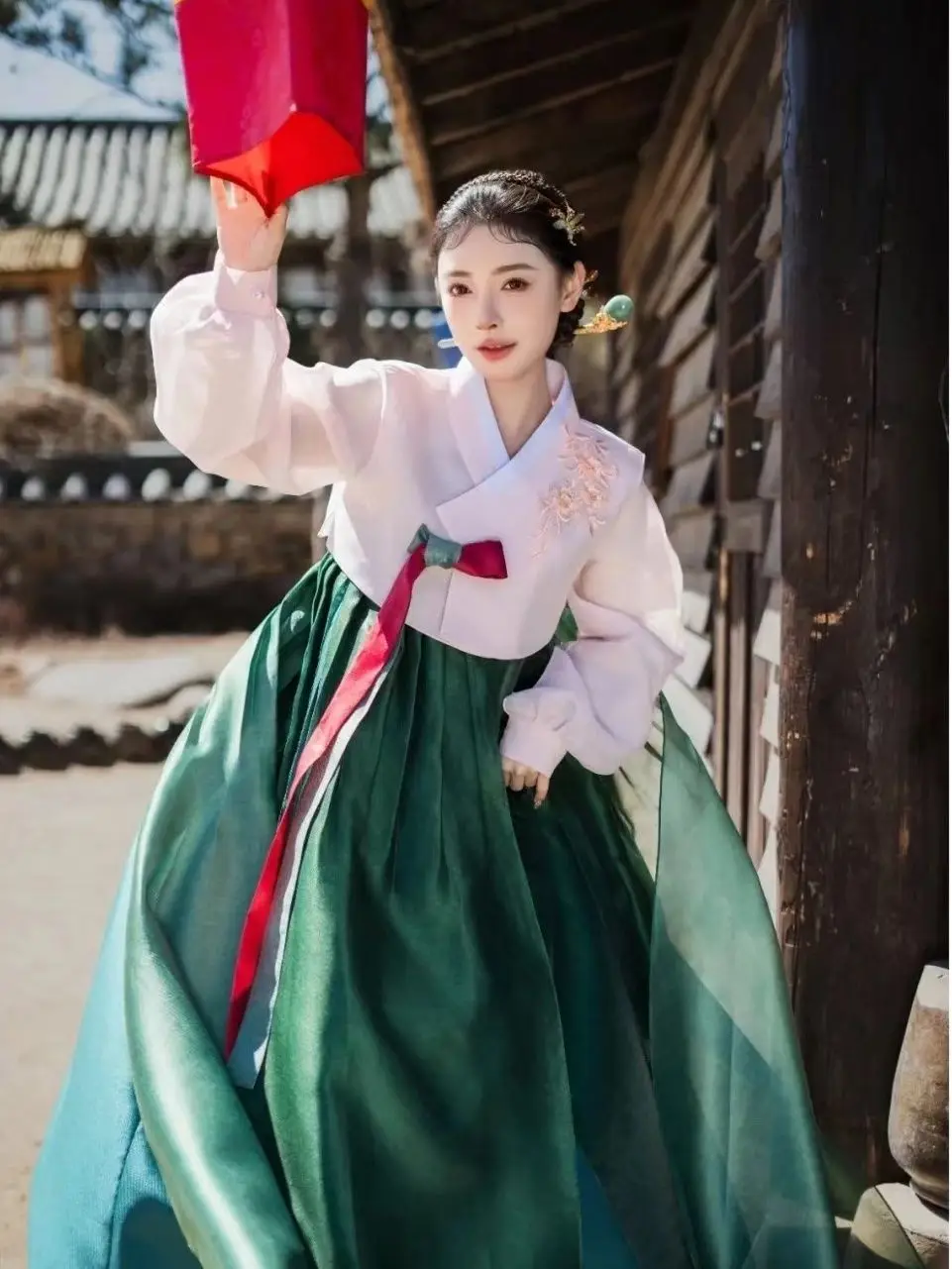 Hanbok Princess Korean Hanbok Dress Court Dress Ancient Photo Women Stage Performance Costume Loose Elegant Festival Hanbok