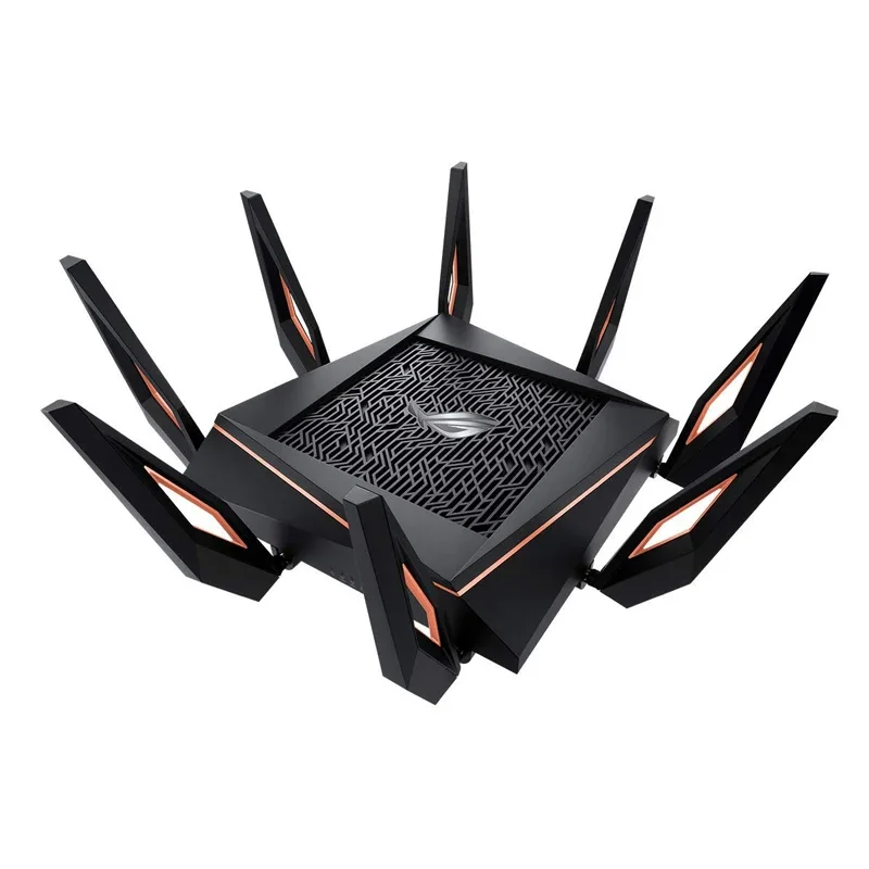 

ASUS GT-AX11000 Tri-band Wi-Fi Gaming Router World's First 10 Gigabit With Quad-Core Processor 2.5G Gaming Port DFS WiFi 6