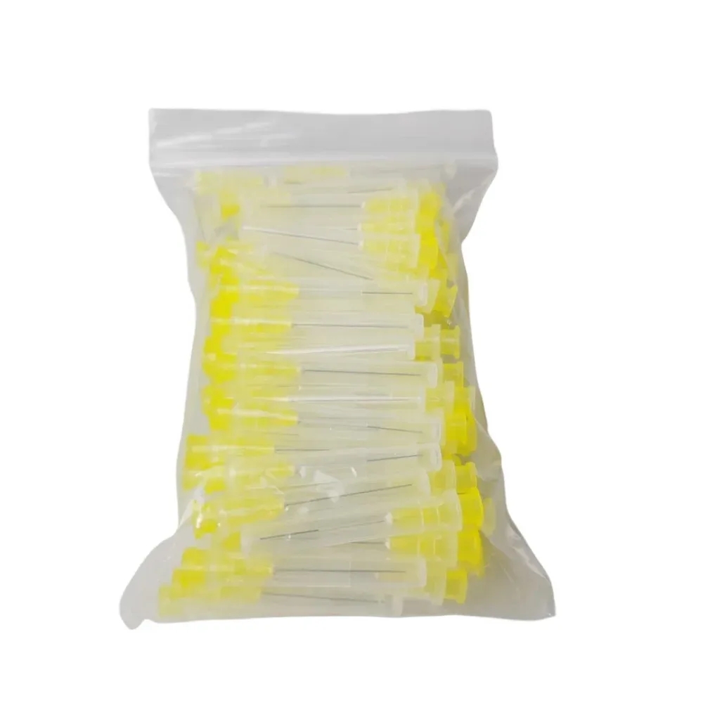 JUMTOP 100Pcs Dental Endo Irrigation Needle Tip Root Canal Lateral Rinsing Needles Single Side Opening Washing Needle