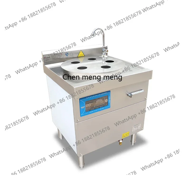 E132 Commercial steamer Electromagnetic cooking noodle ironing powder Dual-purpose steamer Hotel steamed buns machine