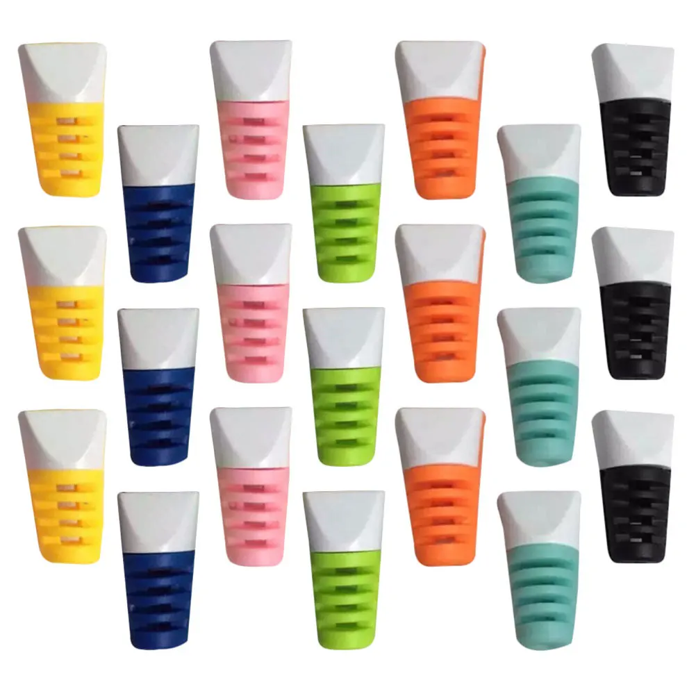 

50Pcs Universal USB Cable Protectors Durable ABS PVC Charging Cord Sleeve Protector Colored Design for Data Cables