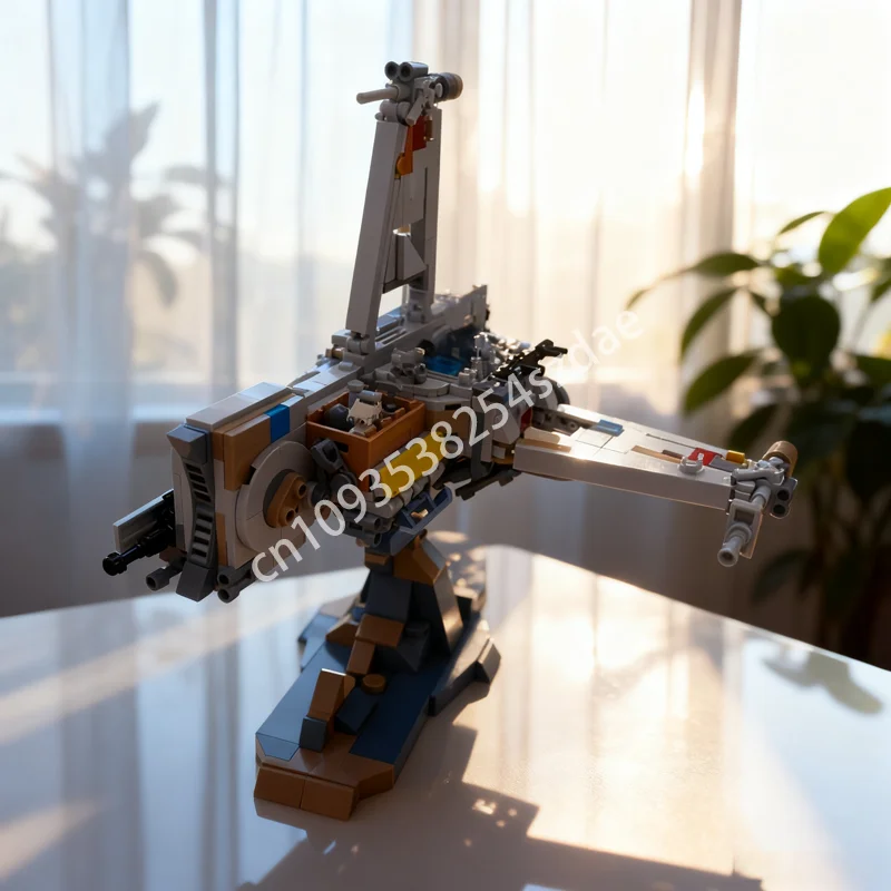 557 قطعة MOC Cade S Skyhunter Star Battle نموذج اللبنات العمارة لتقوم بها بنفسك فكرة هدايا عيد الميلاد التعليم لعبة أطفال عيد ميلاد #1