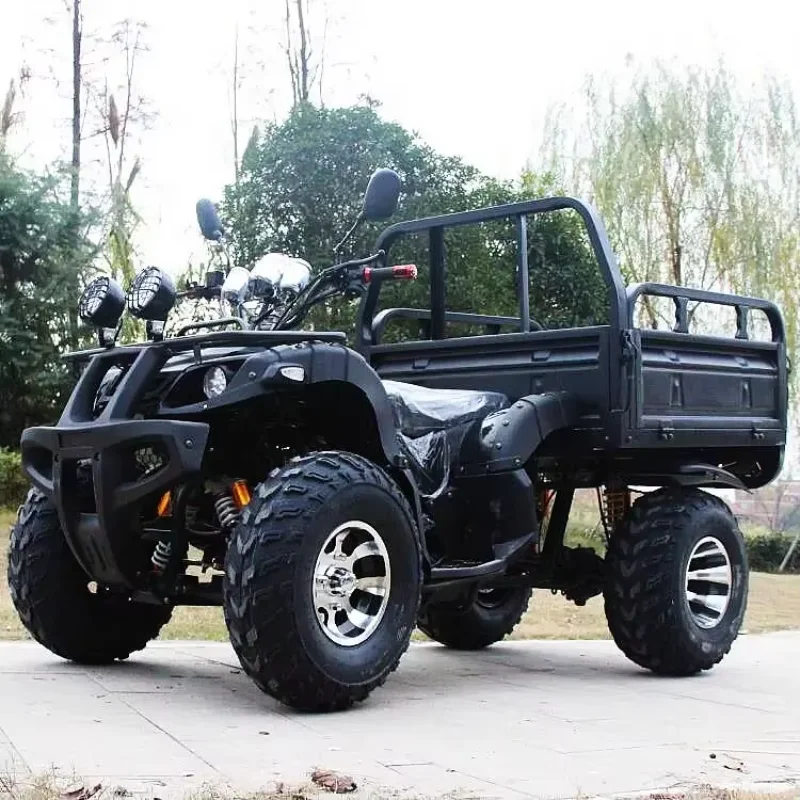 300CC Water-cooling Farm Atv 4x4,4-Stroke Shaft Drive,10inch Big Quad Bike,Four Wheeler ATV For Adults