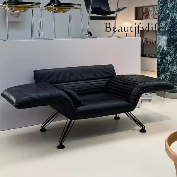 Medieval sofa designer creative single chair folding armrest sofa chair casual lazy recliner