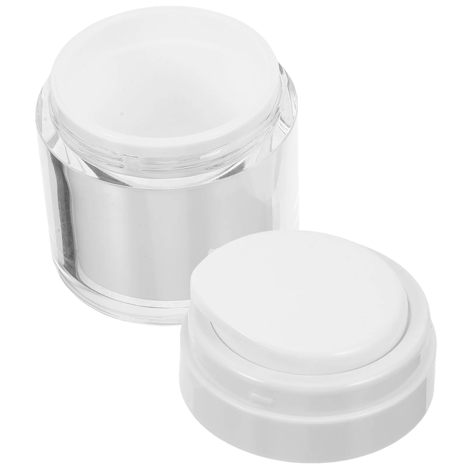 30ml pequeno frasco de creme recipiente versátil organizador de jóias de viagem selo apertado recipientes de pressão reutilizáveis