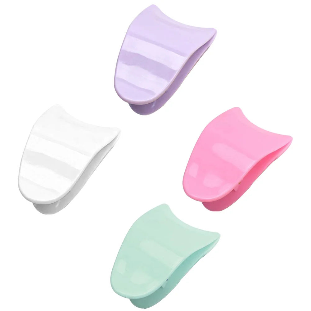 4 個の便利なまつげピンセット、メイクアップ用実用的なクランプアプリケーターツール、つけまつげ用まつげアプリケーター