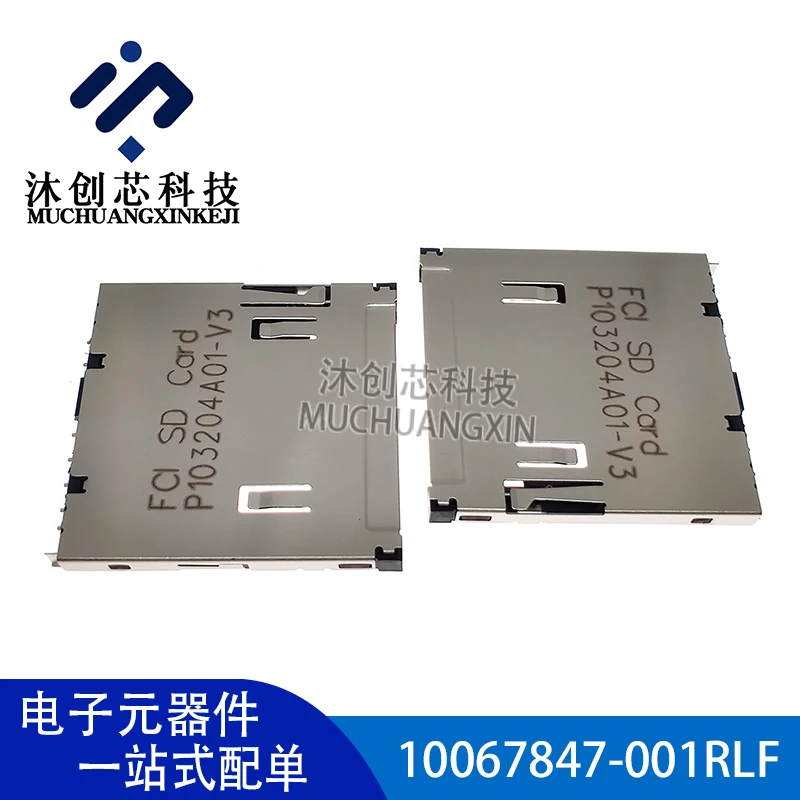 10067847-001RLF 12P SD card socket memory card connector Amphenol FCI original stock