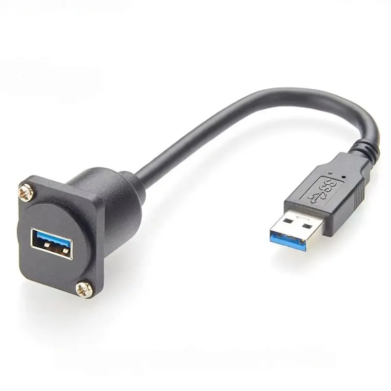 【HOT A69Z!】D Patch Panel Mounting Cable Panel-Mount Extension Cable Female To Male Extension Cable For XLR Panel Mount And Flang