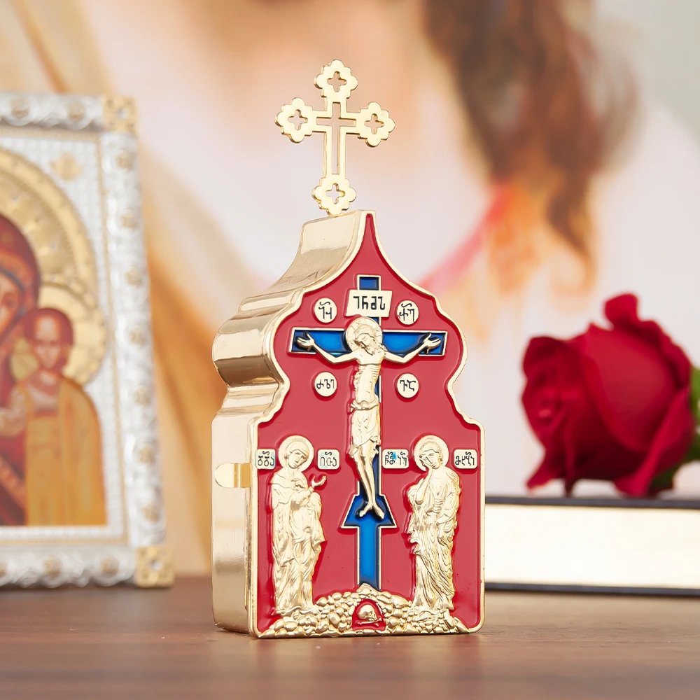 Immagine 3: Nuovo 2026 Santo Graal, Scatola Sacra Placcata Oro, Forniture Liturgiche, Calice per Santa Comunione, Forniture per la Messa, Decorazioni Religiose e Confezione Regalo 1 Set