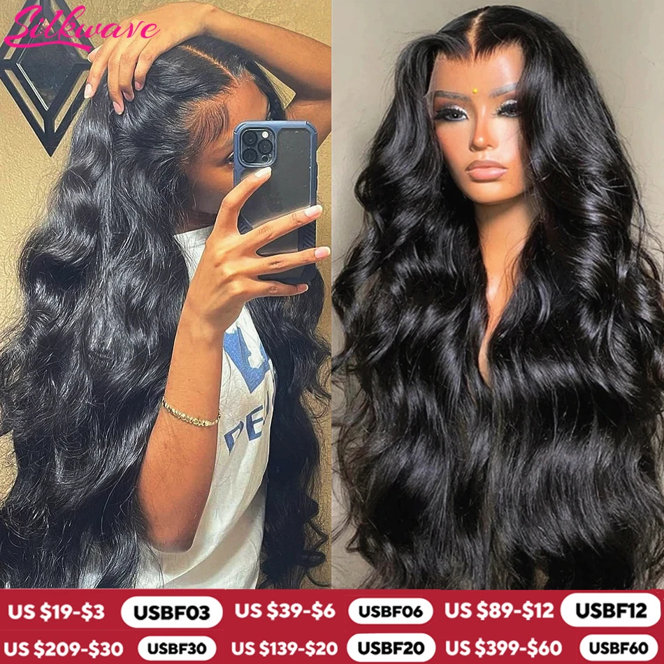 40 Inch 13x4 13x6 HD Body Wave Lace Front Wig Pre Plucked Loose Wave Lace Frontal Wig 100% Human Hair Wigs For Black Women