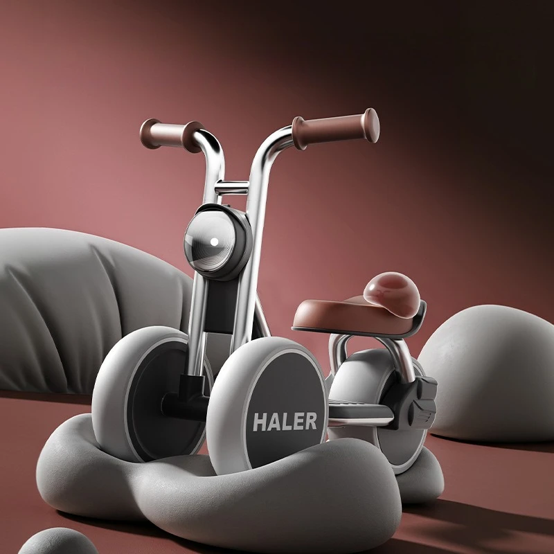 Glow-in-Dark driewielige scooter voor kinderen, versterkt stalen frame, anti-valfiets met lage midden, brede banden, nachtveiligheidstrainingscyclus