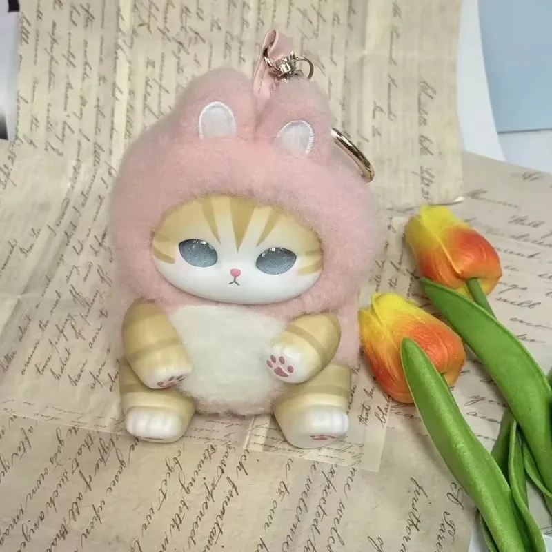 

Новая серия виниловых игрушек Kawaii Mofusand: Кошка-акула в коробке-сюрпризе, игрушки-украшения для детей, подарок на день рождения для девочек, кулон-реплика