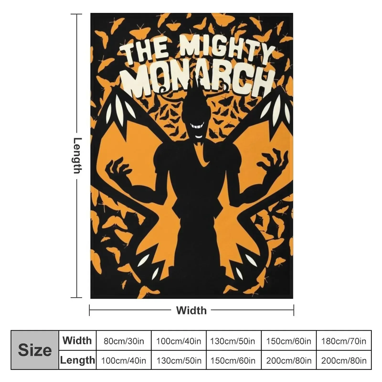 The Mighty Monarch - Venture Bros Team Monarch Throw Blanket Blankets For Baby for babies Cute Plaid Plaid Blankets