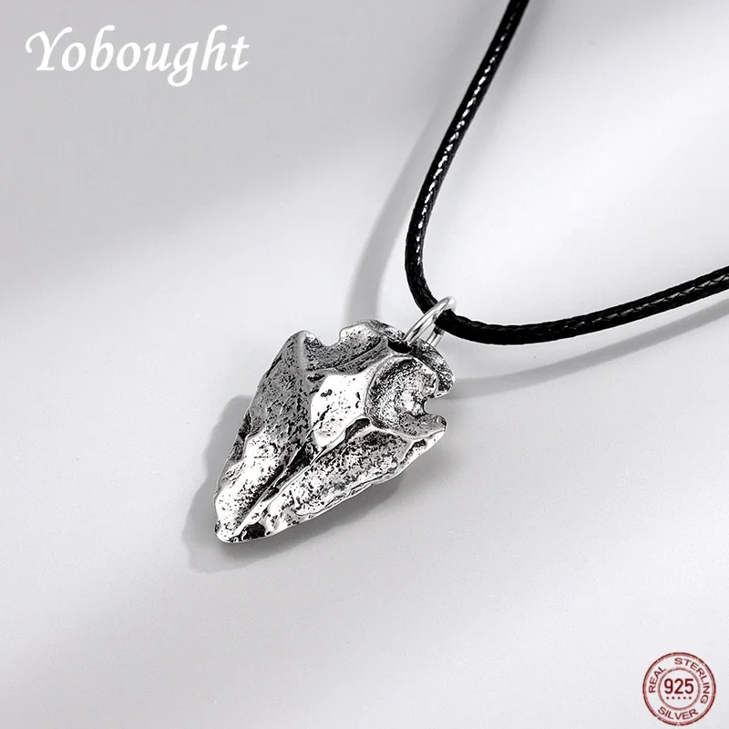 

Новые настоящие серебряные ювелирные изделия S925, индийский хип-хоп тренд, кулон с головой ковры, ретро-панк, персонализированный мужской и женский кулон