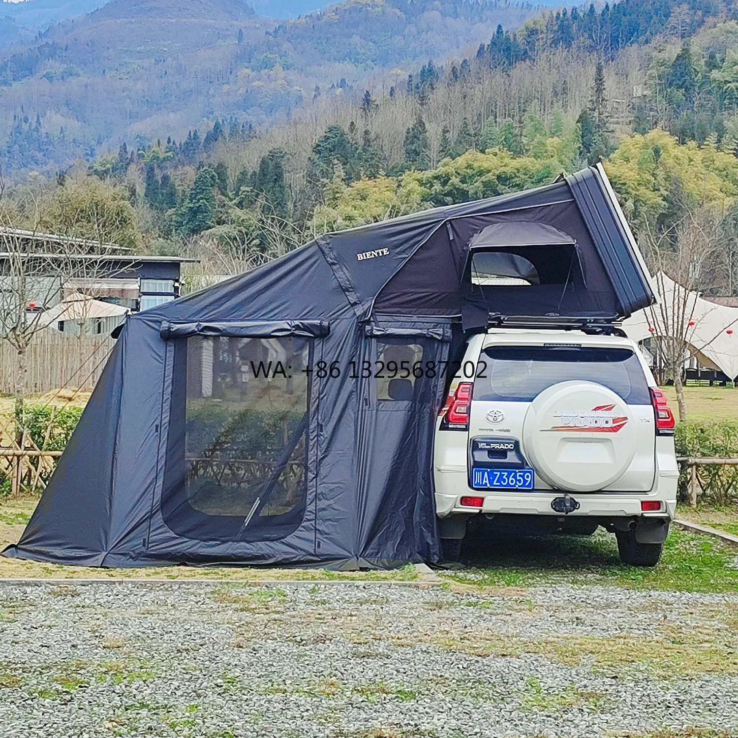 

XL 4 Person Hardshell Car Rooftop Tent Buy Annex Side Open Skylight Rooftop Tent for Ford F150 Vehicle Roof Top Tent