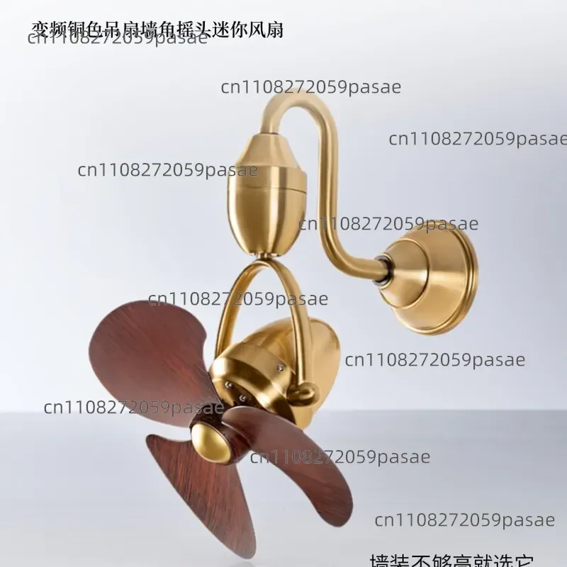 Corner Fan Shaking Head Bedroom Bathroom Dining Remote Head Inverter Fan Ceiling Fan Remote Control Strong