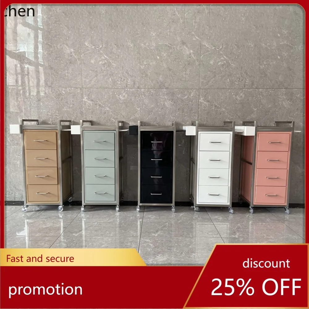 

YFY Barber Shop Tool Cabinet Drawer Type Hair Salon Floor Cabinet Special for Hair Salon