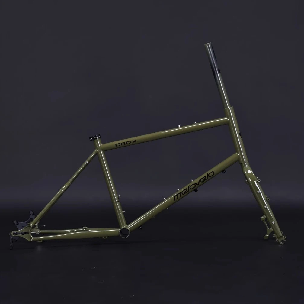 20 Inch Gravel Bike Frame Cr-Mo Steel Material With Fork Travel Bicycle Frameset Cycling Parts