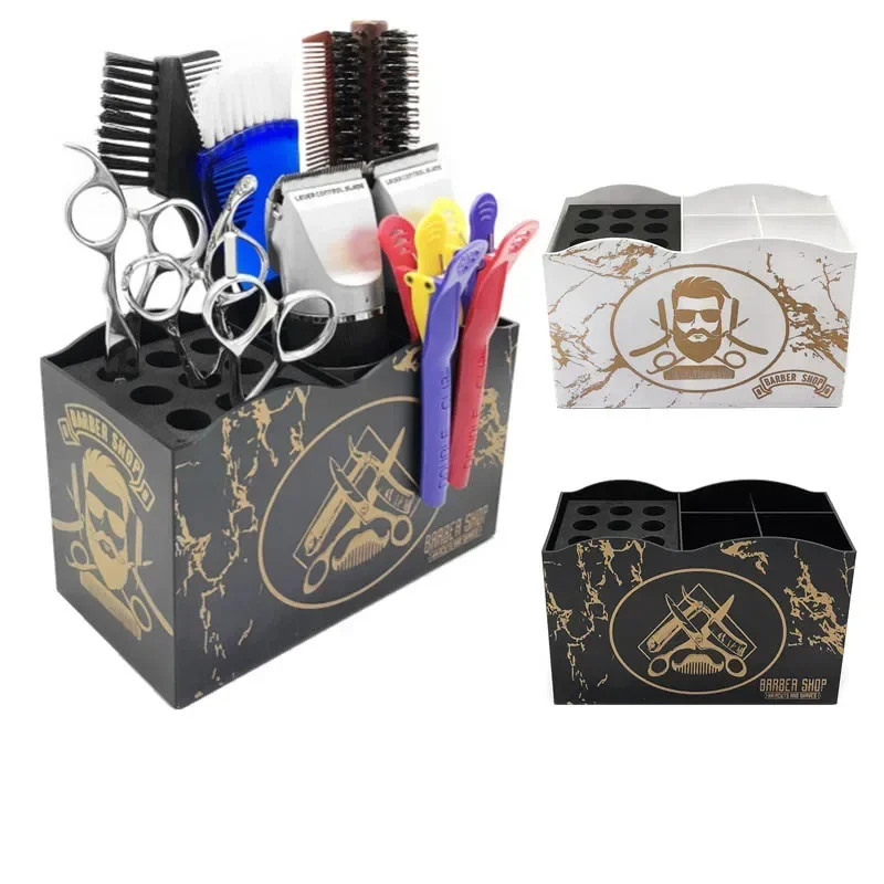 

Hairdressing Tools Storage Box Scissors Hair Comb Rack Hairdressing Styling Tool Box Barber Storage Holder Cosmetic Organizer