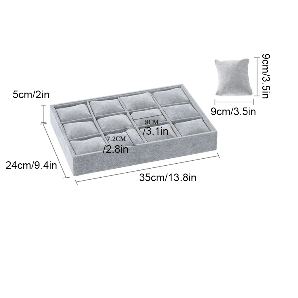 صينية ساعة مقاومة للخدش لعرض وحماية الساعات وصينية مجوهرات الساعات #6